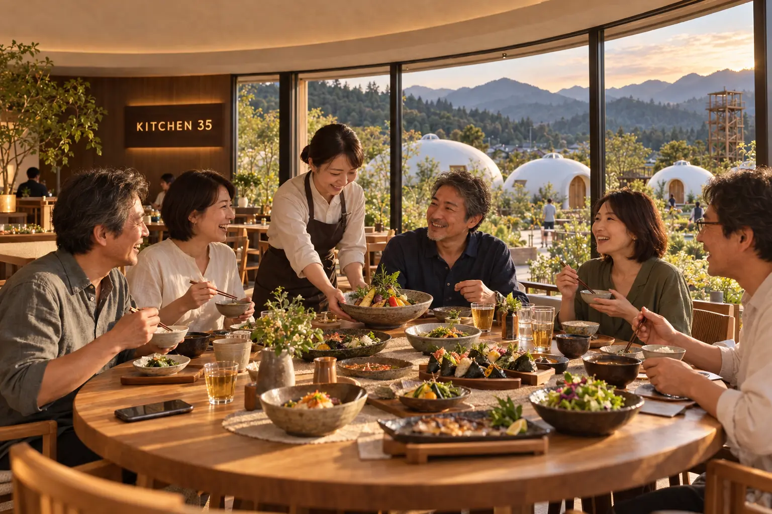 KITCHEN 35で食卓を囲む体験会の構想イメージ